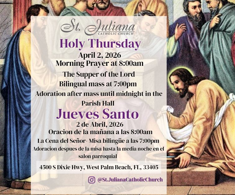 HOLY THURSDAY/JUEVES SANTOS